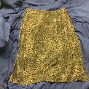 BCBG black print skirt